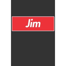 MUJGAN Jim: Jim Planner Calendar Notebook Journal, Personal Named Firstname Or Surname For Someone Called Jim For Christmas Or Birthdays This Makes The Perfect Personolised Custom Name Gift For Jim