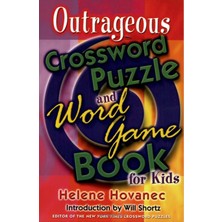 MUJGAN Outrageous Crossword Puzzle And Word Game Book For Kids