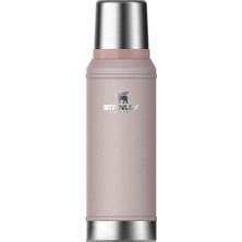 MUJGAN Stanley Classic Legendary Vakumlu Çelik Termos, Pembe Kuvars (Hammertone Rose Quartz), 0.94 Litre