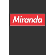 MUJGAN Miranda: Miranda Planner Calendar Notebook Journal, Personal Named Firstname Or Surname For Someone Called Miranda For Christmas Or Birthdays This ... Personolised Custom Name Gift For Miranda