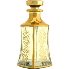MUJGAN Ihvan Online Parfüm Esans Cam Şişesi Gold Boş Esans Cam Şişesi Dekorotif Vitrin Şişesi 150 Ml. X009-150ML-4