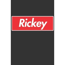 MUJGAN Rickey: Rickey Planner Calendar Notebook Journal, Personal Named Firstname Or Surname For Someone Called Rickey For Christmas Or Birthdays This Makes ... Personolised Custom Name Gift For Rickey
