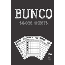 MUJGAN Bunco Score Sheets: 150 Pages Large Number Of Pages, To Enjoy More Of Your Favorite Dice Game, The Ideal Gift For Bunco Players, Bunco Dice Game, Bunco Score Cards, Bunko Dice Game