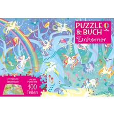 MUJGAN Puzzle & Buch: Einhörner: Puzzle Mit 100 Teilen (Puzzle-Und-Buch-Reihe)