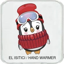 MUJGAN Bereli Penguen Cep Sobası,el Isıtıcı,sıcak Su Torbası Pvc 10X9,5CM