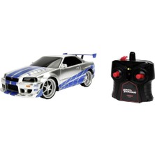MUJGAN Jada Hızlı ve Öfkeli Uzaktan Kumandalı Araba - Nissan Skyline Gtr, 1:16 Ölçek, Yüksek Hız ve Performans, Fast & Furious Rc Araba Modeli 206007