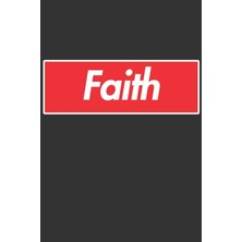 MUJGAN Faith: Faith Planner Calendar Notebook Journal, Personal Named Firstname Or Surname For Someone Called Faith For Christmas Or Birthdays This Makes The Perfect Personolised Custom Name Gift For Faith