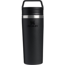MUJGAN Stanley Cafe To-Go Travel Mug Termos Bardak, 0.47 L, Siyah 2.0