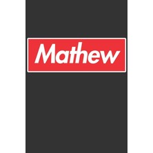 MUJGAN Mathew: Mathew Planner Calendar Notebook Journal, Personal Named Firstname Or Surname For Someone Called Mathew For Christmas Or Birthdays This Makes ... Personolised Custom Name Gift For Mathew