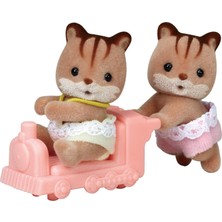MUJGAN Sylvanian Families Ikiz Sincap Bebekler