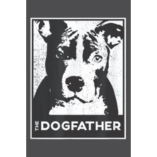 MUJGAN Pit Bull Terrier The Dog-Father Funny Dog Dad: Special Designed Covers, With Lines Inside