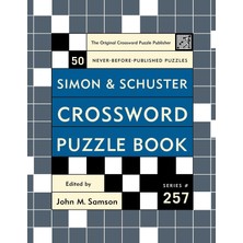 MUJGAN Simon And Schuster Crossword Puzzle Book #257: The Original Crossword Puzzle Publisher