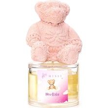 MUJGAN Missi 100 ml Pembe Ayıcık Seramik Taşlı New Baby Oda Kokusu