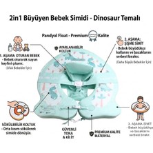 MUJGAN Maytoys Dinozor Temalı 2in1 Büyüyen Bebek Simidi - Sökülebilir Oturaklı & Fonksiyonel Deniz Simidi