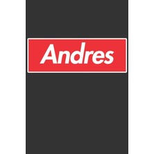 MUJGAN Andres: Andres Planner Calendar Notebook Journal, Personal Named Firstname Or Surname For Someone Called Andres For Christmas Or Birthdays This Makes ... Personolised Custom Name Gift For Andres