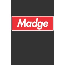MUJGAN Madge: Madge Planner Calendar Notebook Journal, Personal Named Firstname Or Surname For Someone Called Madge For Christmas Or Birthdays This Makes The Perfect Personolised Custom Name Gift For Madge