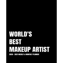 MUJGAN World's Best Makeup Artıst Planner: 2-Year 2020- 2021 Productivity Journal Daily / Weekly Monthly Dated Calendar Year Goal Setting Planner Organizer ... Inch Paperback Notebook ) Christmas Gift Idea