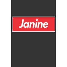 MUJGAN Janine: Janine Planner Calendar Notebook Journal, Personal Named Firstname Or Surname For Someone Called Janine For Christmas Or Birthdays This Makes ... Personolised Custom Name Gift For Janine