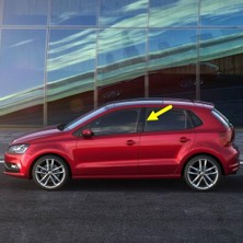 MUJGAN Sol Kapı Orta B Direği Kaplaması Siyah 6R4853289A Vw Polo ile Uyumlu 2015-2017