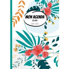 MUJGAN Mon Agenda De Prof: 2023/2024 - Zone C - Format A4 - Semainier Au Format Colonne (French Edition)