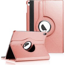 MUJGAN Microsonic Apple iPad Air 5.nesil 2022 Için Kılıf (A2588-A2589-A2591) 360 Rotating Stand Deri Rose Gold [ipad Air 5 2022 ile Uyumlu Kılıf - Rose Gold]