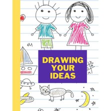 MUJGAN Drawing Your Ideas: 120 Pages, 8.5" x 11" Large Sketchbook Journal White Paper (Blank Drawing Books)