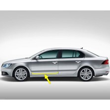 MUJGAN Sol Ön Kapı Krom Çıtası 3T0853515 Skoda Superb 2 ile Uyumlu 2014-2015