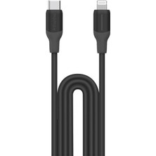 MUJGAN Momax DL53D Flow Type-C -Lightning 1.2 mt Kablo Black