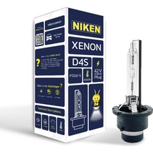 MUJGAN Niken D4S 4300K Gün Işığı Xenon Far Ampulü, 42V 35W P32D-5