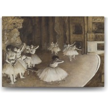 MUJGAN Edgar Degas - Ballet Rehearsal Tablosu - 125X80CM
