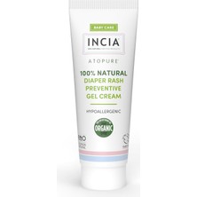 MUJGAN Incıa Atopure ®%100 Doğal Pişik Önleyici Jel Krem Organik Yalancı Iğde Bakım Kremi Bitkisel 60 ml
