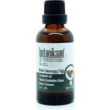 MUJGAN Botaniksan Bıttım (Menengiç) Yağı 50ML Soğuk Sıkım, Saf, Doğal, Katkısız