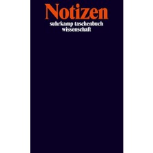 MUJGAN Notizbuch Suhrkamp Taschenbuch Wissenschaft: Notizen (Cover Bild Kann Abweichen)