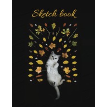 MUJGAN Sketchbook: Notebook For Drawing With Cat, Writing, Painting Or Sketching