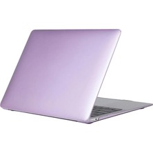 MUJGAN Mcstorey MacBook Air 13 Inç Kılıf A1369 A1466 Uyumlu Şeffaf Kristal Hard Case Sert Koruyucu Kapak Ince Hafif Çizilme Korumalı 2010-2017 Lila