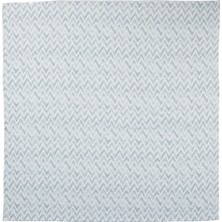MUJGAN Deeperlove Blue Zigzag Muslin Çok Amaçlı Örtü