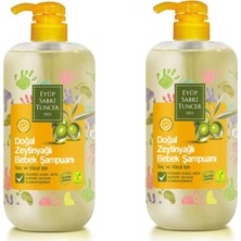 MUJGAN Eyüp Sabri Tuncer Doğal Zeytinyağlı Bebek Şampuanı 600 ml x 2