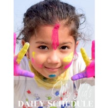 MUJGAN My Kid's Daily Schedule: Plan/ Create/ Organize Your Child’s Daily Tasks/ Activities Effectively With Ease With This Well Designed Kid’s Daily ... (20.96X27.94 Cm). Bold Vibrant Cover Design