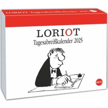 MUJGAN Loriot Tagesabreißkalender 2025: Kultiger Humor-Tischkalender, Abreißkalender Für Jeden Tag. Kalender 2025 Zum Aufstellen Oder Aufhängen.