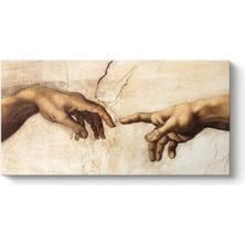 MUJGAN Michelangelo - Adem'in Yaratılışı Tablosu 100 x 50