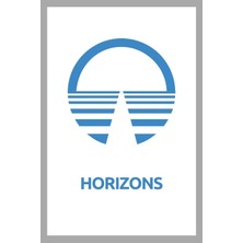 MUJGAN Horizons: Composition Notebook, Retro Epcot Center Journal With White Soft Cover, 200 Blank Lined Pages (6"x"9)