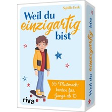 MUJGAN Weil Du Einzigartig Bist: 55 Mutmachkarten Für Jungs Ab 10. Das Perfekte Geschenk Für Den Sohn, Neffen, Enkel. Für Mehr Selbstbewusstsein, Mut, Innere Stärke, Selbstvertrauen