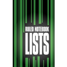 MUJGAN Lists - Ruled Notebook: (Deep Green Edition) Fun Notebook 96 Ruled/lined Pages (5x8 Inches / 12.7X20.3CM / Junior Legal Pad / Nearly A5)