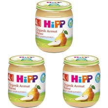 MUJGAN Hipp Organik Armut Püresi 125 gr 1 Paket(1 x 125 G) 3lü Paket