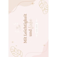 MUJGAN Hallo 2024 - Plane Dein Jahr Mit Leichtigkeit Und Liebe: Ringbuch-Kalender Mit 2 Seiten Pro Woche, Monatsübersichten, Tipps Und Methoden Für Einen Stressfreien Alltag