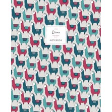MUJGAN Llama Notebook - Ruled Pages - 8X10 - Large: (Mountain Edition) Fun Notebook 192 Ruled/lined Pages (8X10 Inches / 20.3X25.4 cm / Large Jotter)
