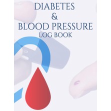 MUJGAN Blood Sugar Log Book Pocket Size: Blood Sugar And Blood Pressure Diary Log Book With Exercise And Meal Carbs Record, 100 Weeks
