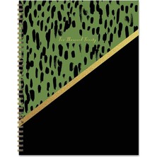 MUJGAN 2020 Green & Gold Large Weekly Monthly Planner