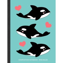 MUJGAN Composition Notebook: Orca Whale Wide Ruled Lined Journal