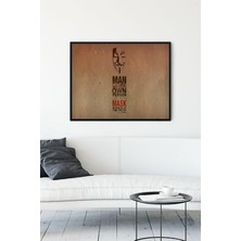 MUJGAN Postermanya (PSTER12639) Motivasyon Çerçeveli Tablo (30 x 40CM)